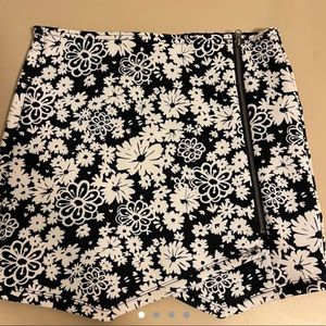 Abercrombie floral bodycon skirt